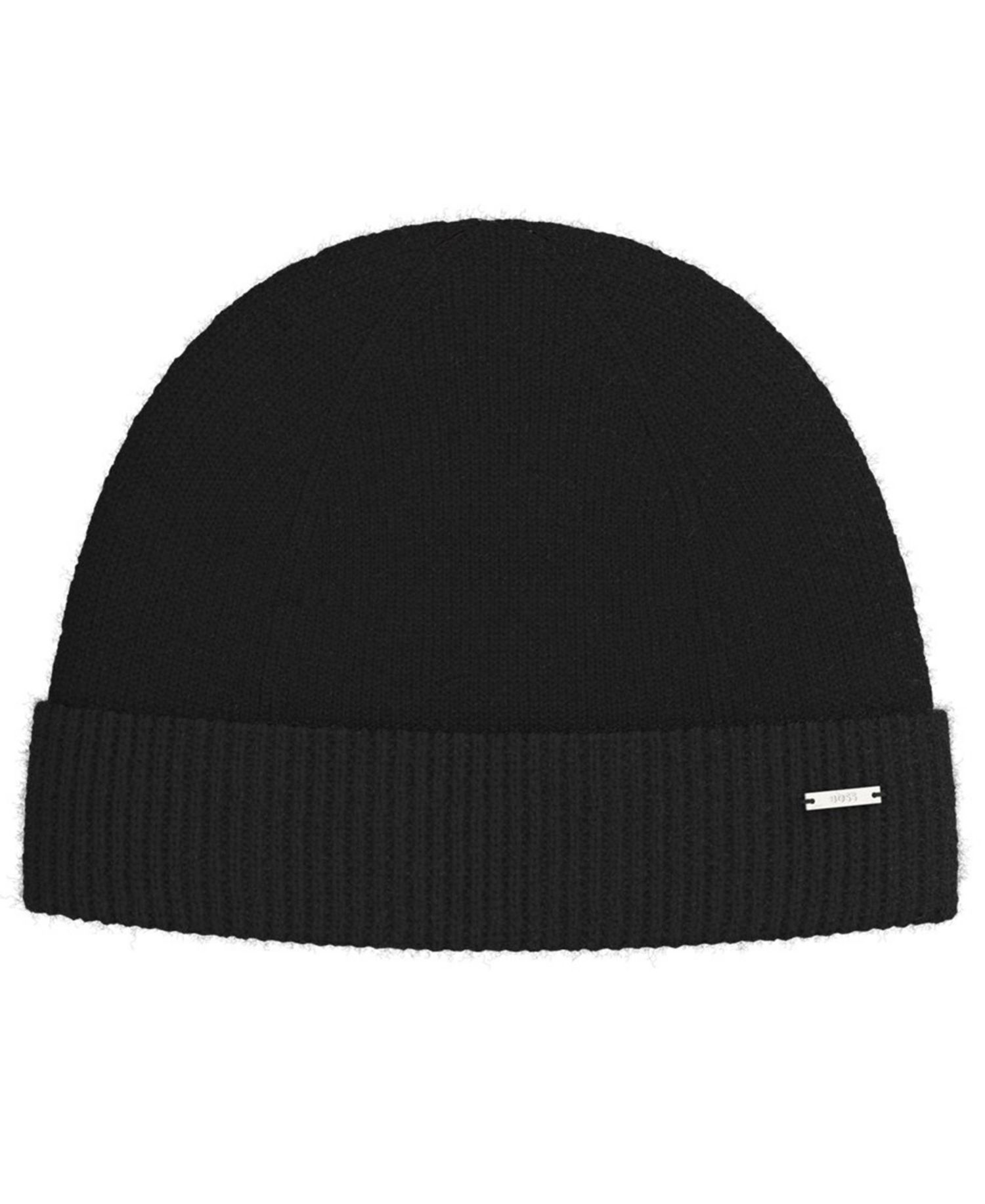 Boss Men's Ribbed Cashmere Beanie Hat