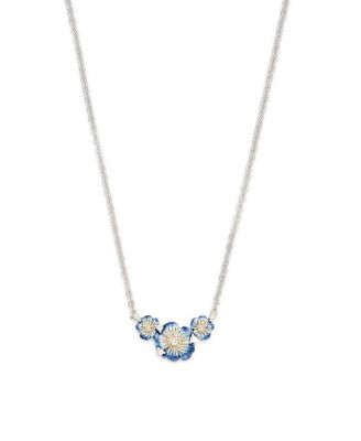 Larkspur Choker Necklace in Silver