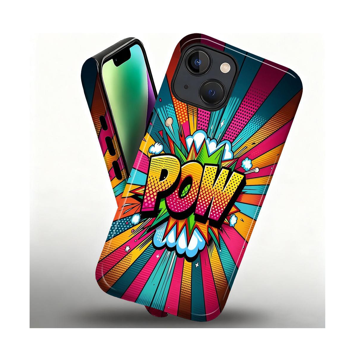 Lisen Phone Case Compatible with Apple iPhone, 2-Layer Durable, Pow Burst