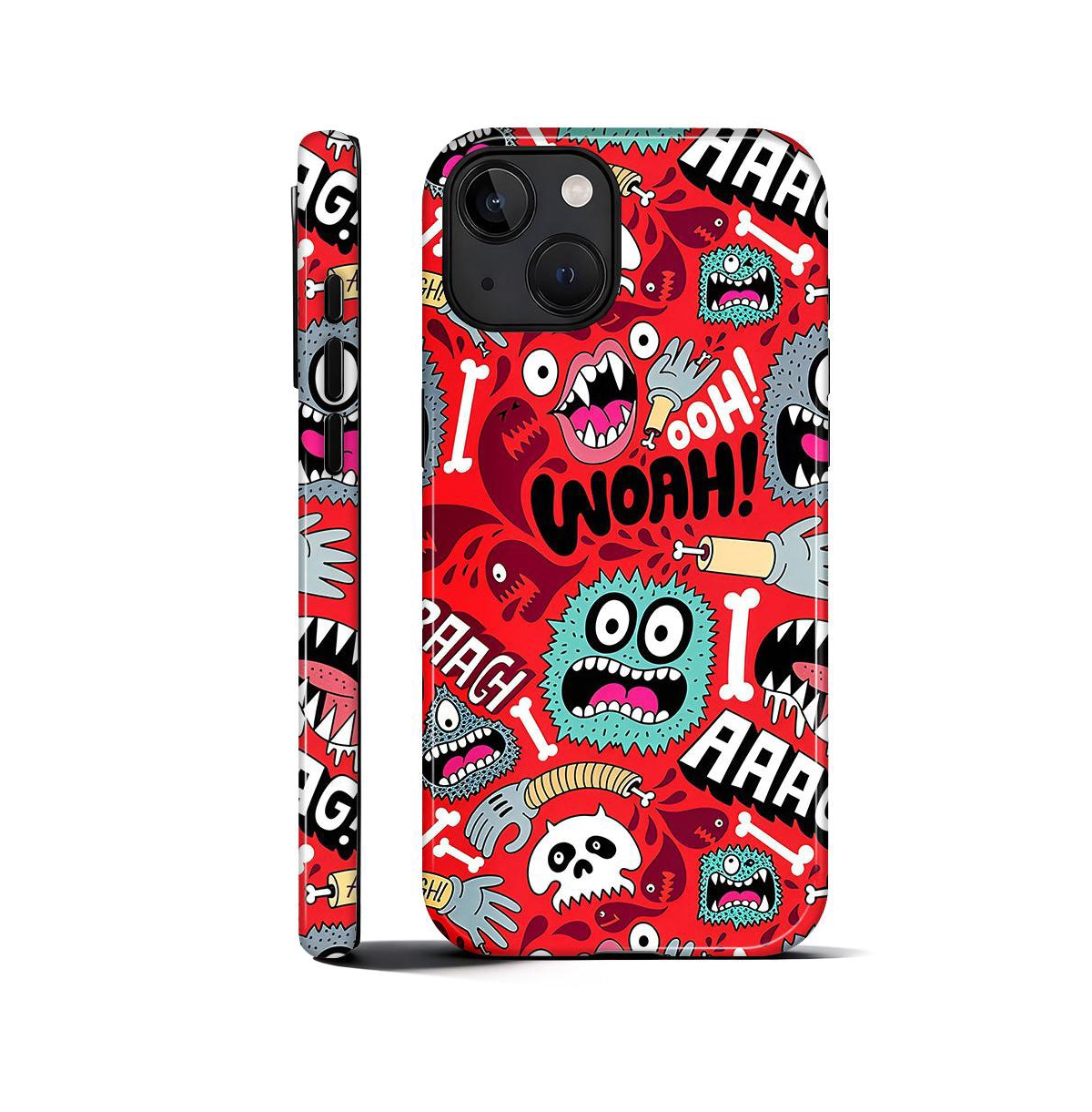 Lisen Monster Panic Dual-Layer Phone Case Compatible with Apple iPhone Air