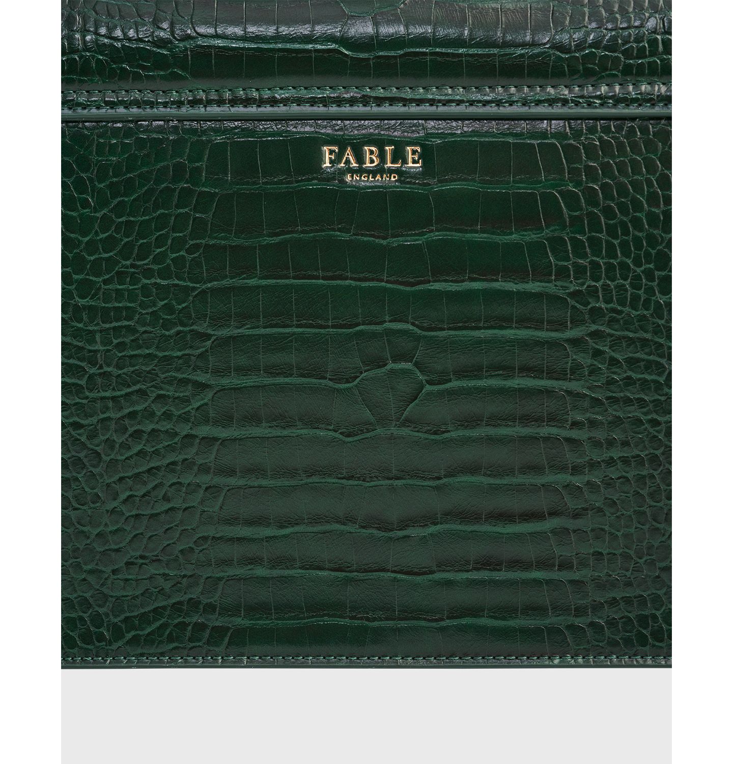 Женская сумка Fable England Eliza Top Handle, цвет: Тёмно-зелёный — фото 9