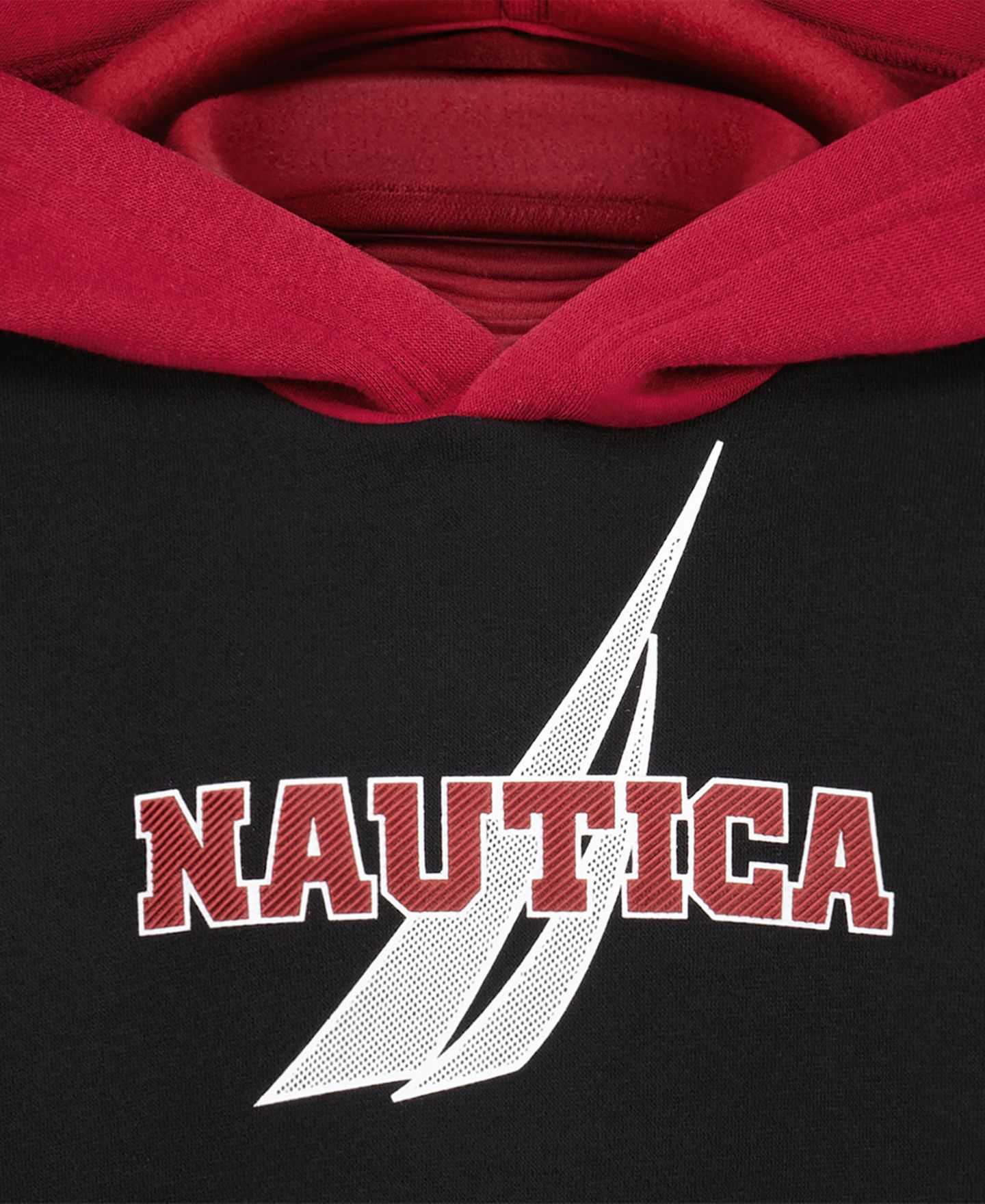 Худи Nautica Contrast Hood Fleece для мальчиков, цвет: Чёрный — фото 4