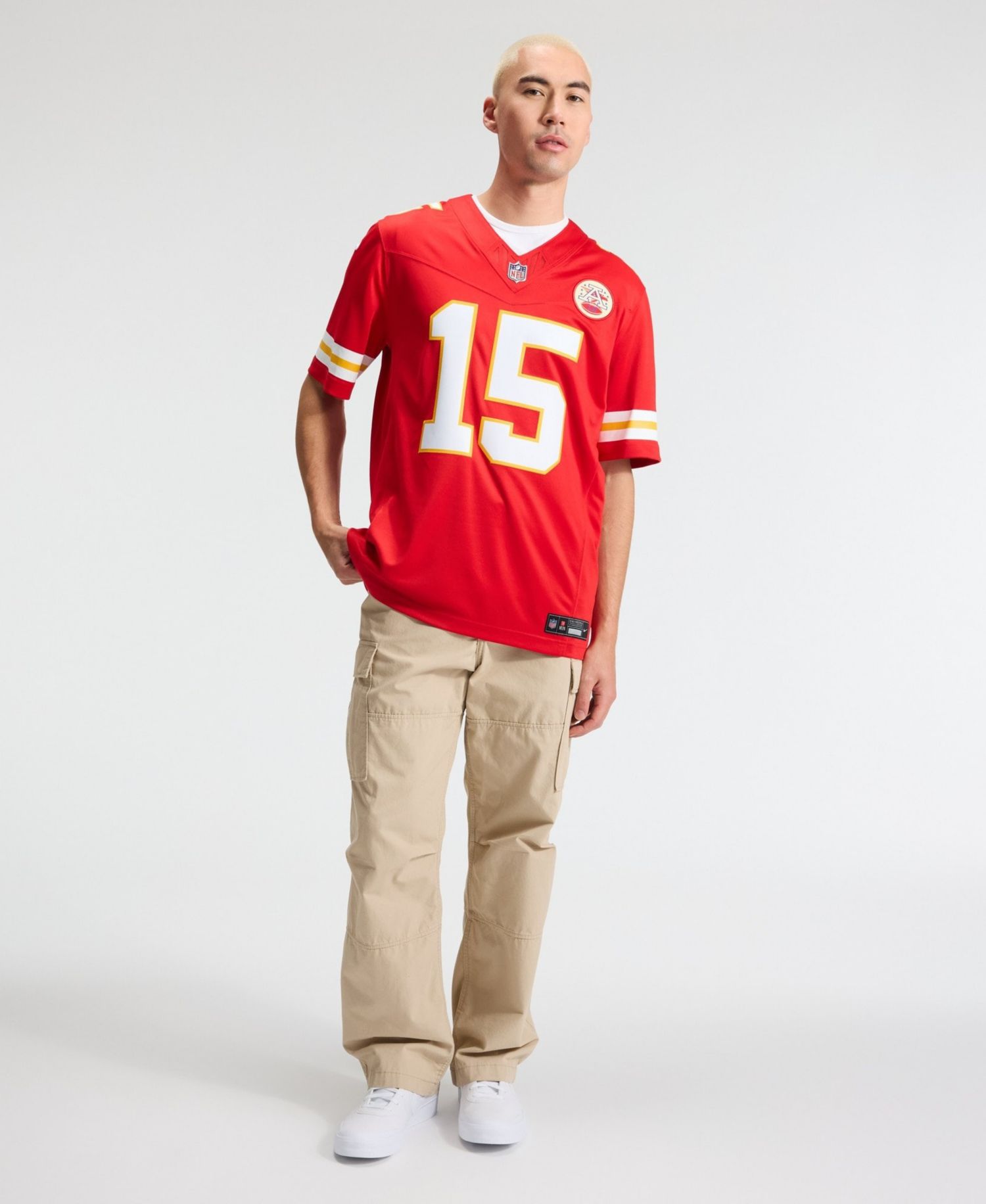 Men's Patrick Mahomes Red Kansas City Chiefs Vapor F.U.S.E. Stitched Limited Jersey
