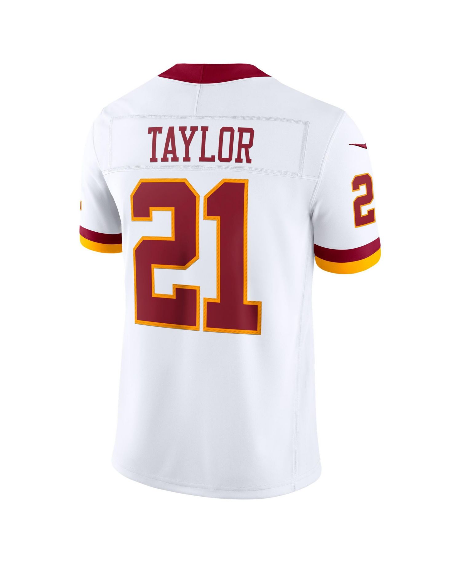 Men's Sean Taylor White Washington Commanders Vapor F.U.S.E. Stitched Retired Limited Jersey