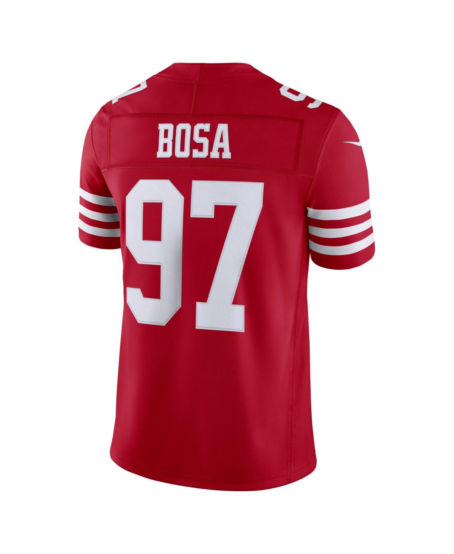 Men's Nick Bosa Scarlet San Francisco 49ers Vapor F.U.S.E. Stitched Limited Jersey