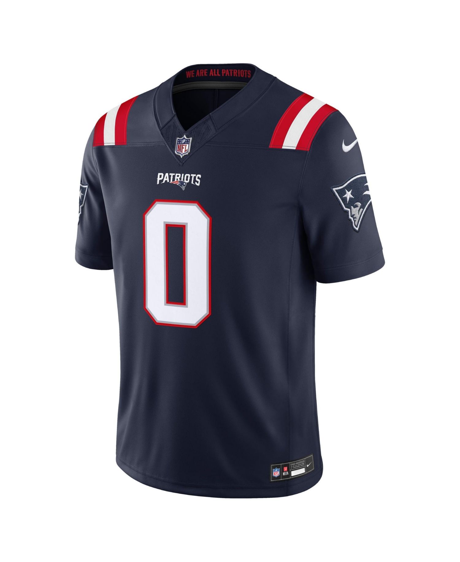 Men's Christian Gonzalez Navy New England Patriots Vapor F.U.S.E. Stitched Limited Jersey