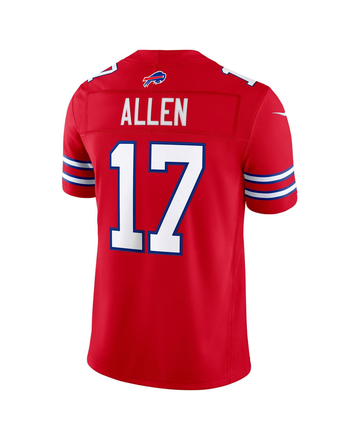 Men's Josh Allen Red Buffalo Bills Alternate Vapor F.U.S.E. Stitched Limited Jersey