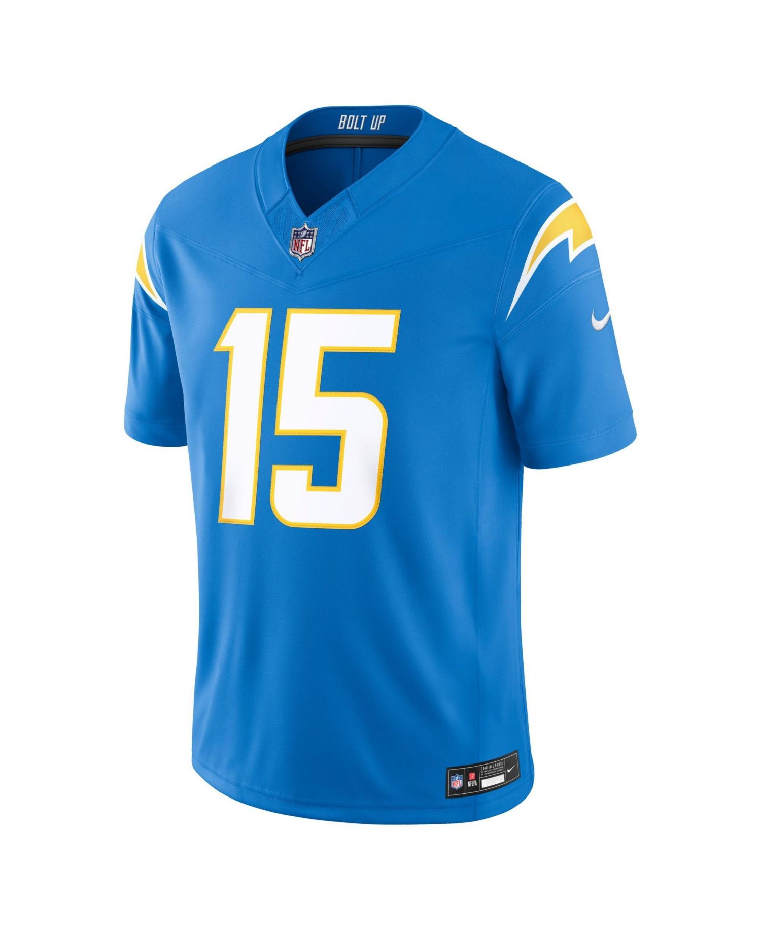 Men's Ladd McConkey Powder Blue Los Angeles Chargers Vapor F.U.S.E. Stitched Limited Jersey