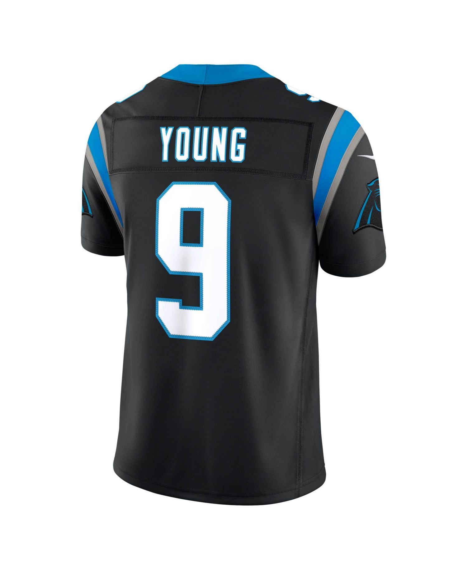 Men's Bryce Young Black Carolina Panthers Vapor F.U.S.E. Stitched Limited Jersey