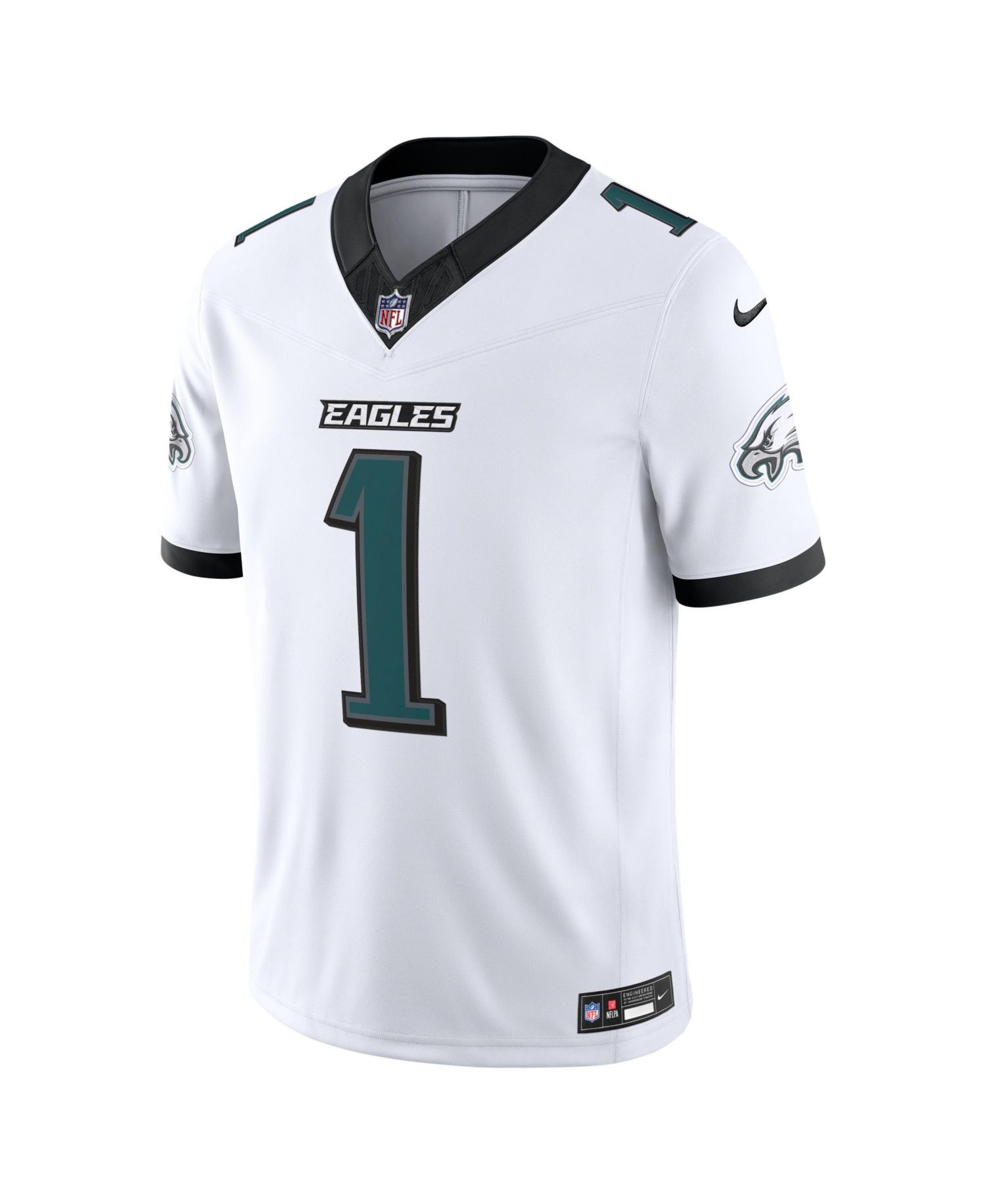 Men's Jalen Hurts White Philadelphia Eagles Vapor F.U.S.E. Stitched Limited Jersey