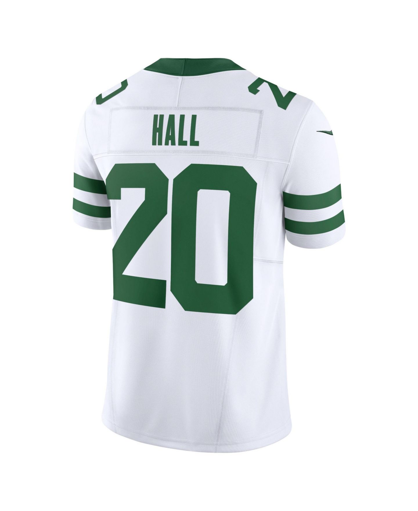 Мужской топ Nike Breece Hall Legacy New York Jets Vapor F.U.S.E. Limited Jersey, цвет: Белый — фото 3
