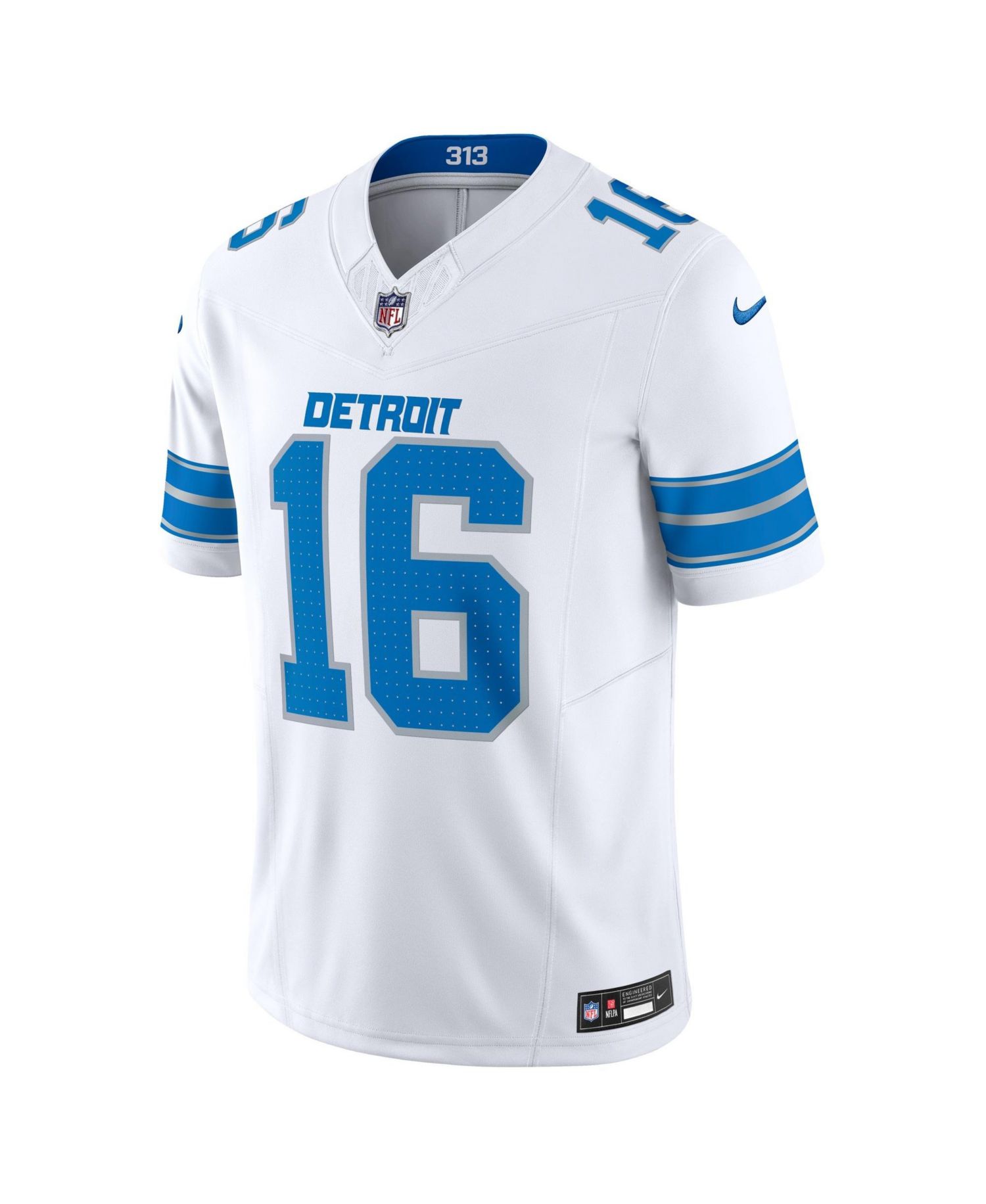 Men's Jared Goff White Detroit Lions Vapor F.U.S.E. Limited Jersey