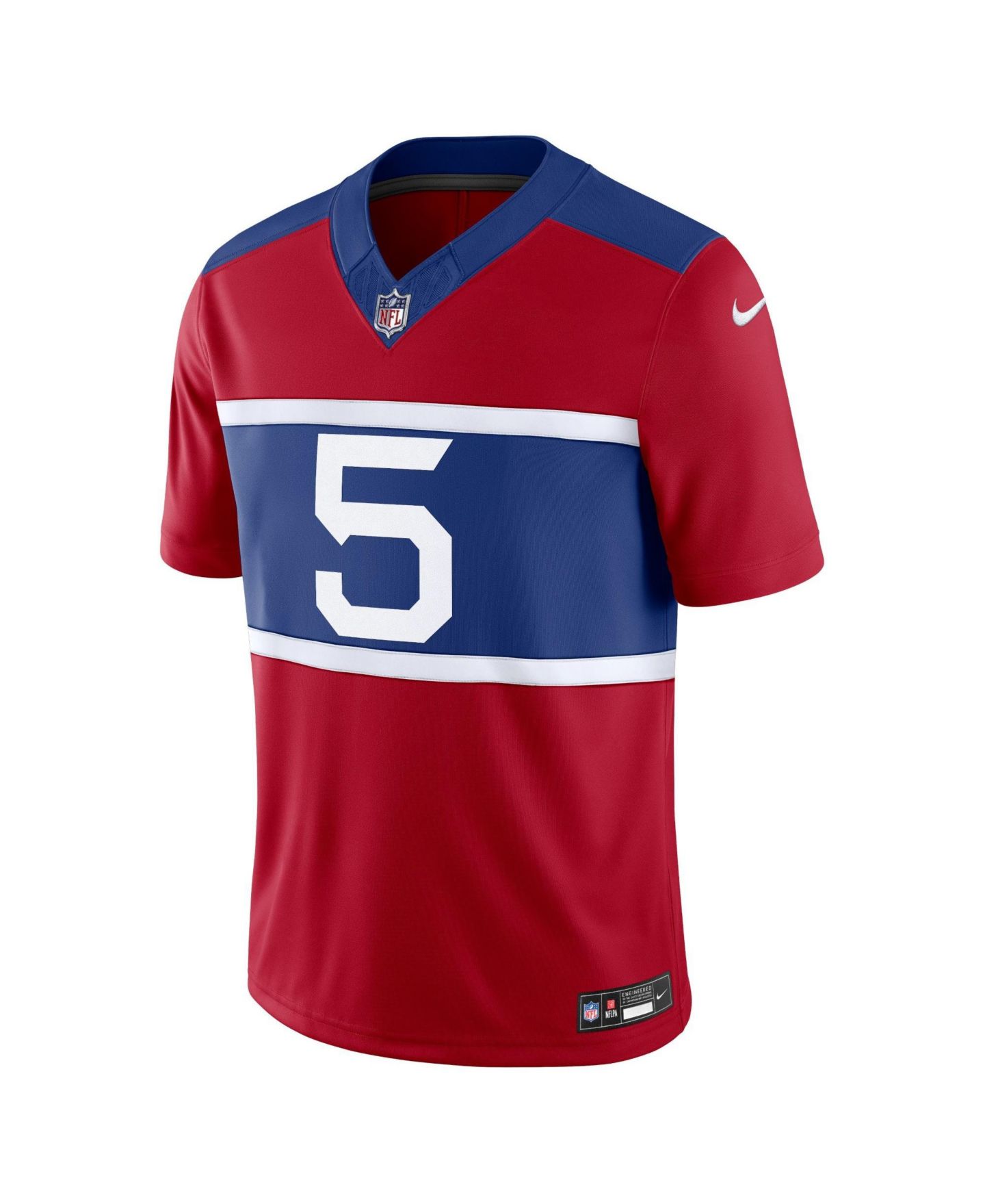 Мужской топ Nike Kayvon Thibodeaux Century Red New York Giants Alternate Vapor F.U.S.E. Limited Jersey — фото 4