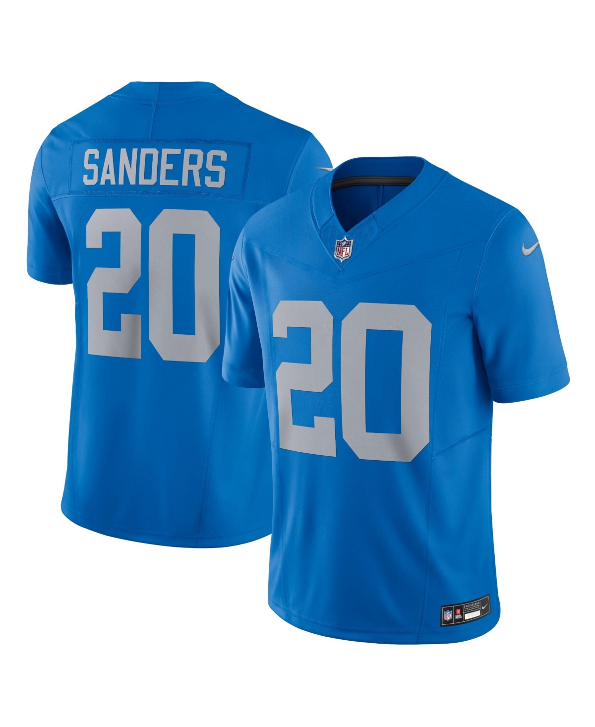 Nike Men's Barry Sanders Detroit Lions Vapor F.u.s.e. Alternate Limited Jersey - Blue