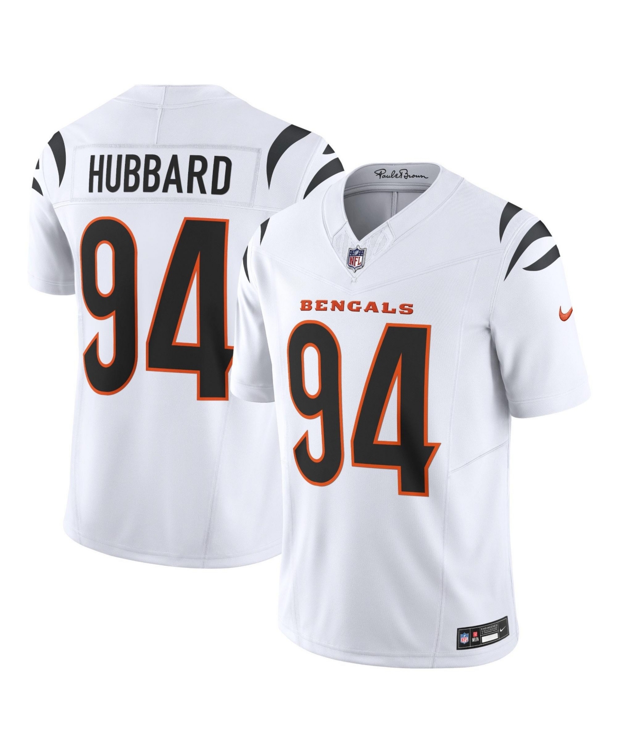 Nike Men's Sam Hubbard Cincinnati Bengals Vapor F.u.s.e. Limited Jersey - White