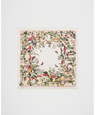 Women's Orla Mushroom Small Square Scarf