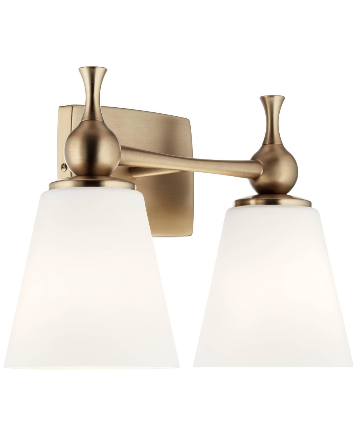 Kichler Cosabella 10 1/4" High Champagne 2-Light Wall Sconce