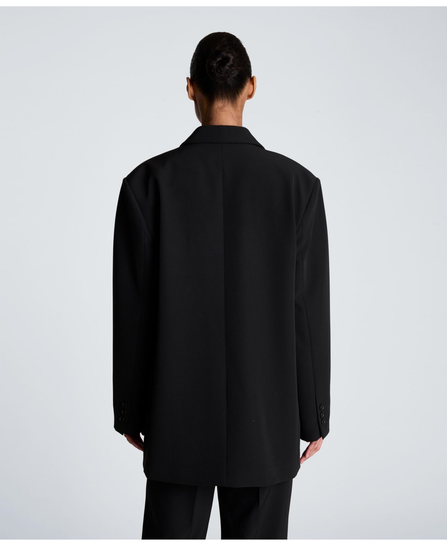 Women's Luxe Stretch Twill Two-Button Boyfriend Blazer