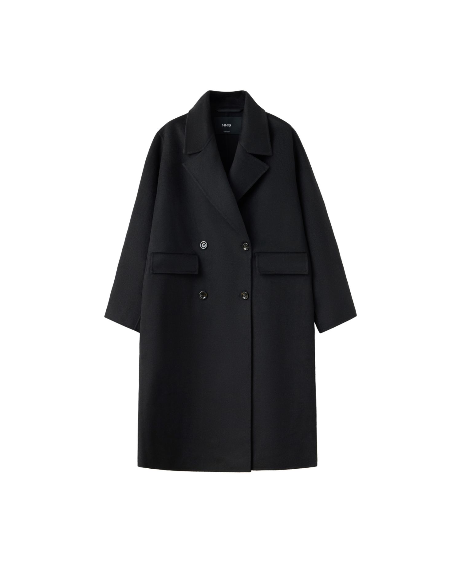 Women's Handmade Wool-Blend Double-Breasted Coat
