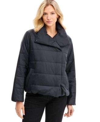 Women's High Collar Puffer Quilted Jacket