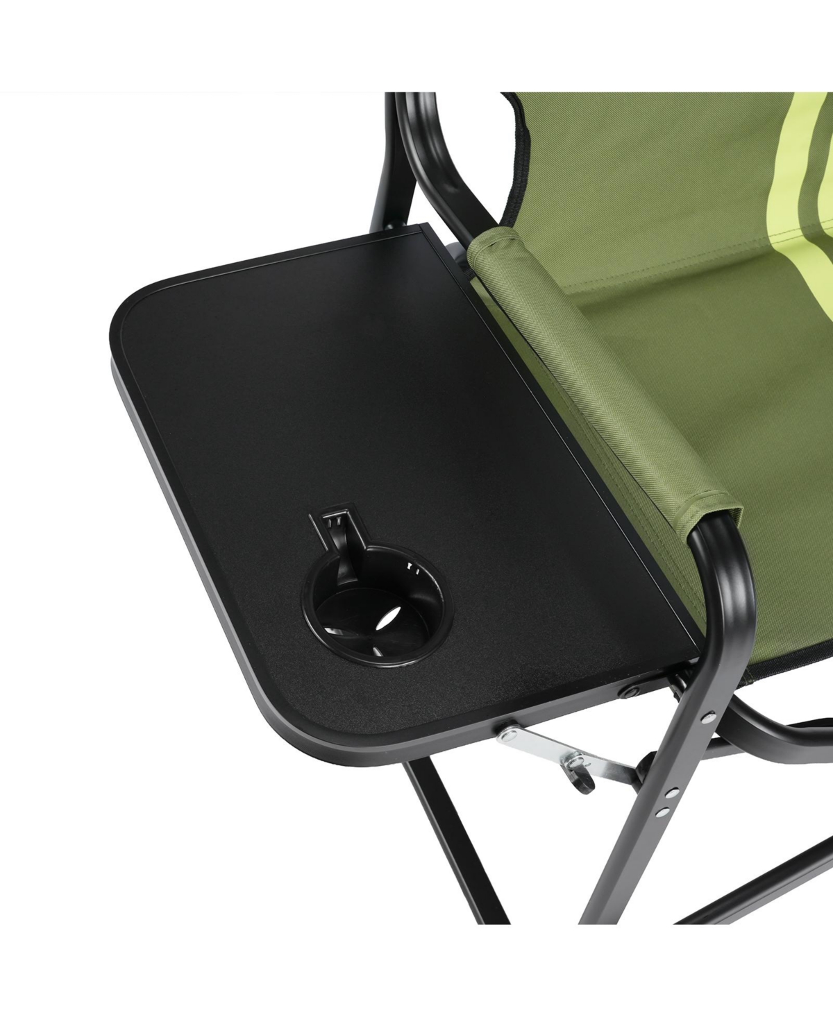 Slickblue Outdoor Folding Camping Chair with Aluminum Frame and Cooler Bag