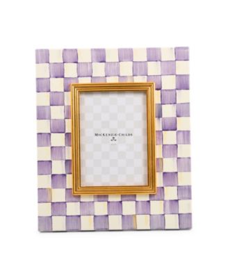 Violet Check 5" x 7" Frame