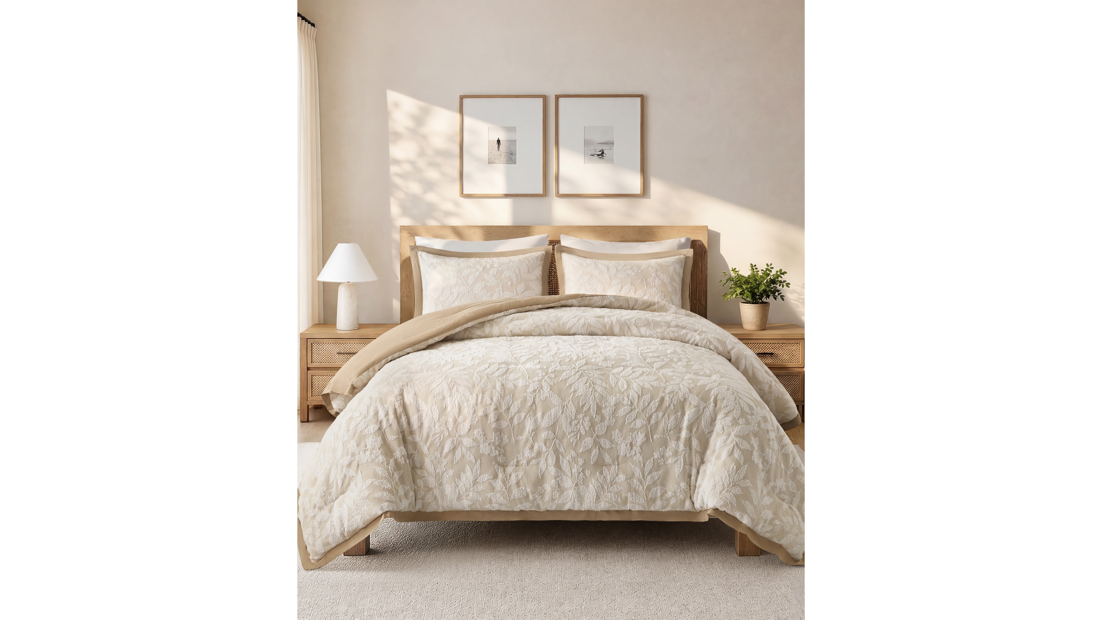 Harbor House Solace Leaf 3-Piece Comforter Set, Queen