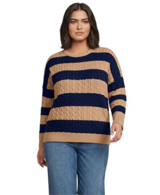 Plus Size Drifter Classic Cable Sweater