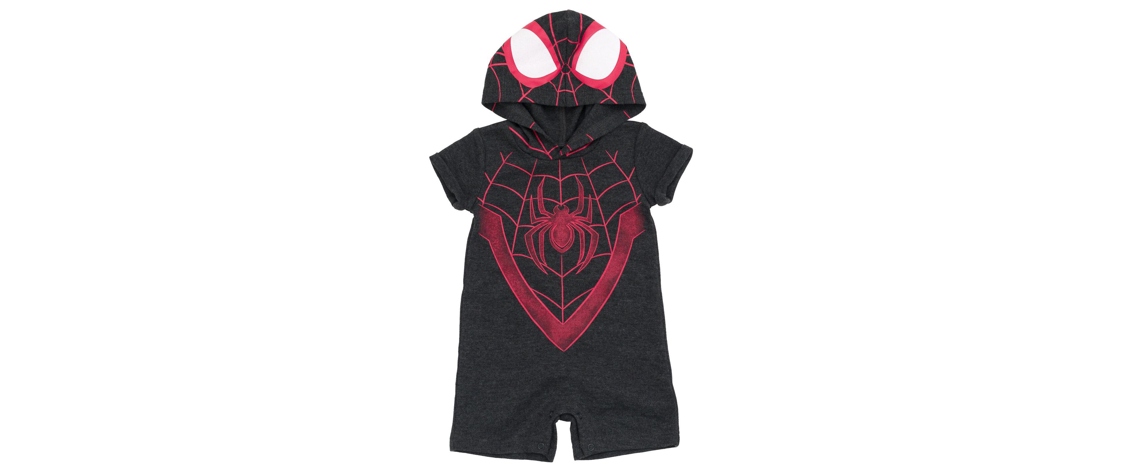 Spider-Verse Toddler Boys Spider-Man (2T-5T) Miles Morales Cosplay Romper