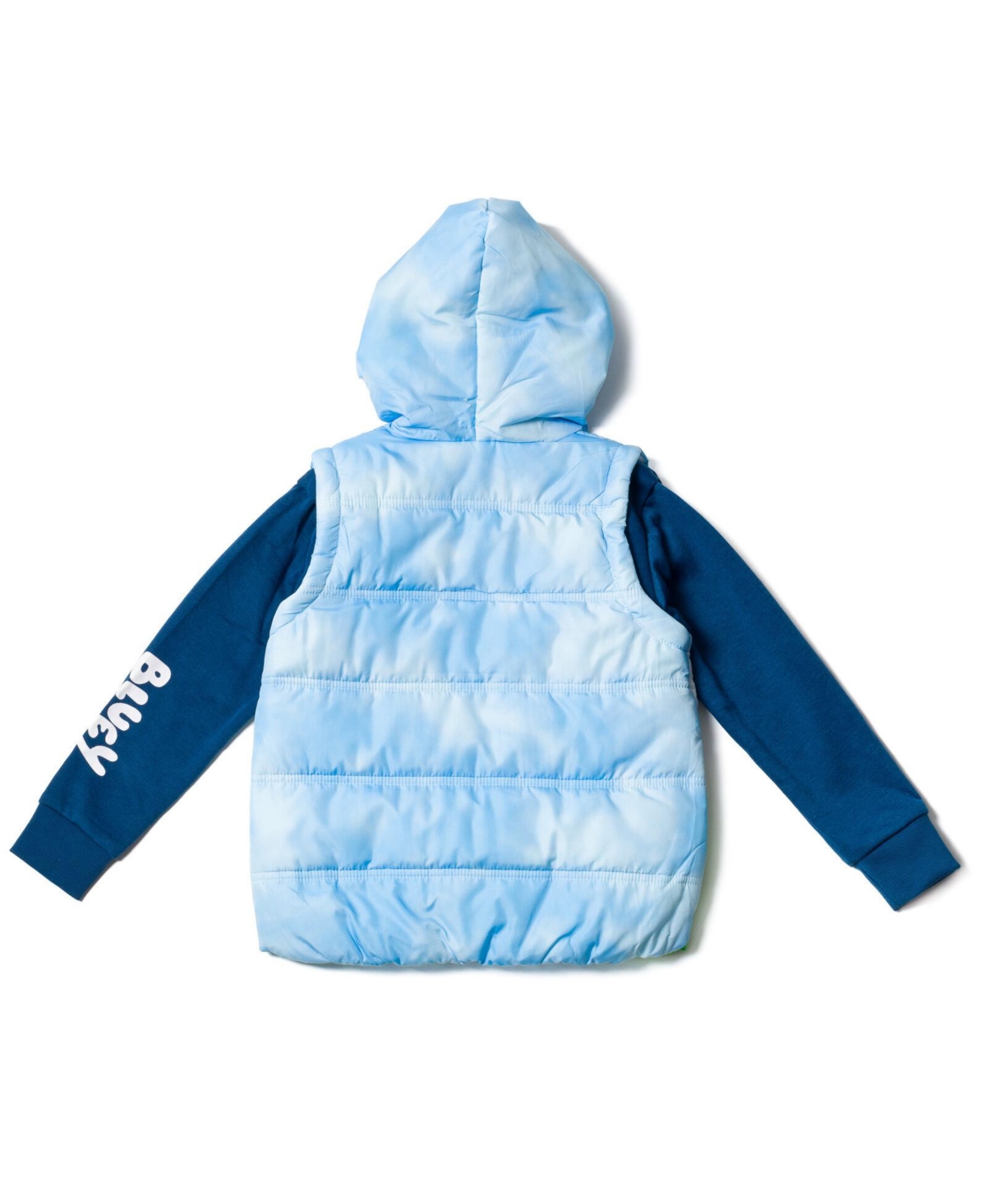 Bluey Toddler Girls 2T and 3T Zip Up Vest Jacket
