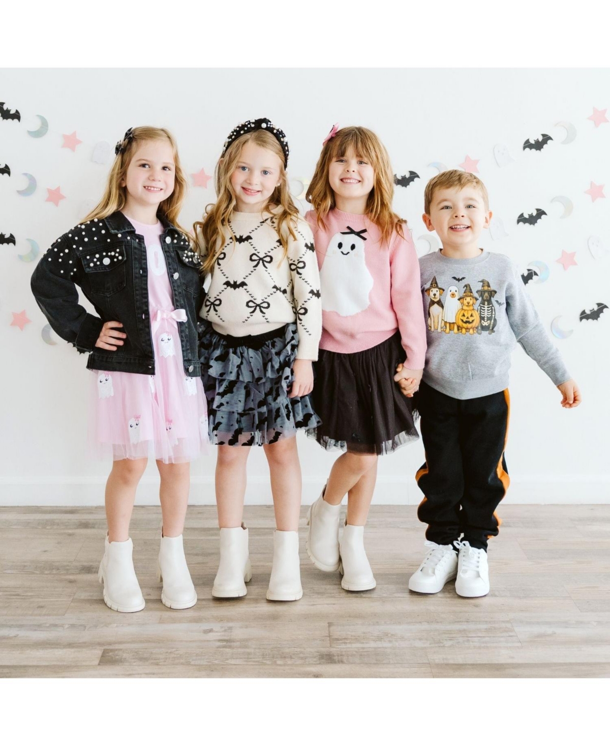 Sweet Wink Little Boys 5-8 Halloween Puppies Sweatshirt