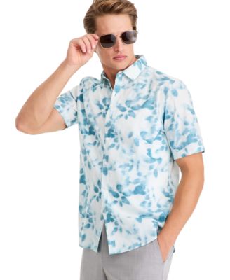 Men's Short-Sleeve Button-Up Shirt