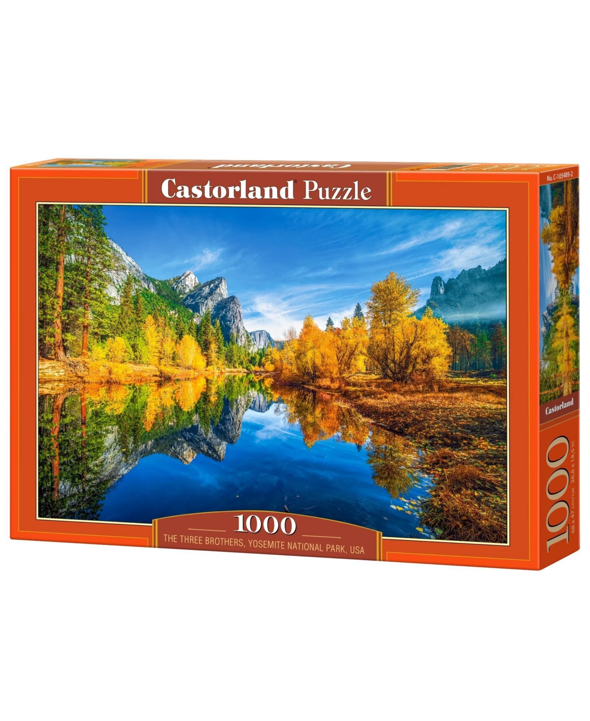 Castorland The Three Brothers, Yosemite National Park 1000 Piece Jigsaw Puzzle, Ages 14+