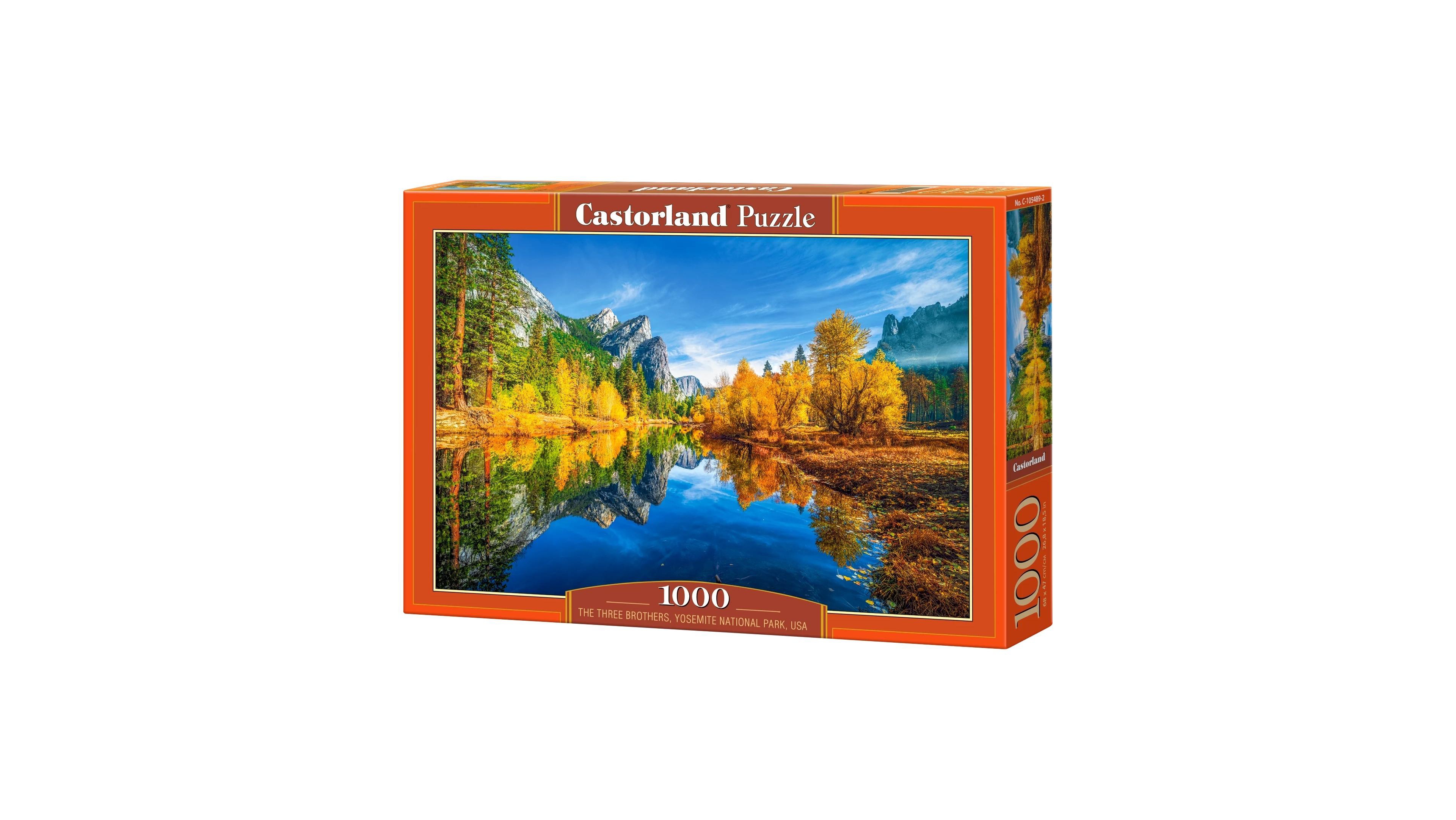 Castorland The Three Brothers, Yosemite National Park 1000 Piece Jigsaw Puzzle, Ages 14+