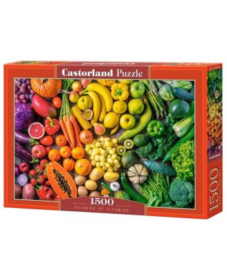 Rainbow of Vitamins 1500-Piece Jigsaw Puzzle, Ages 14+