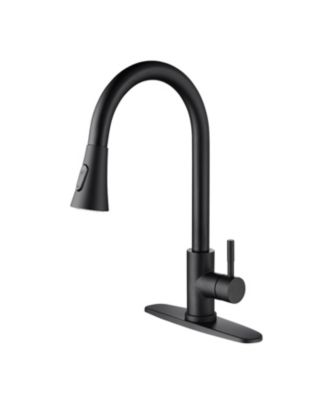 Kitchen Faucet with Pull Out Sprayer Single Handle Stainless Steel