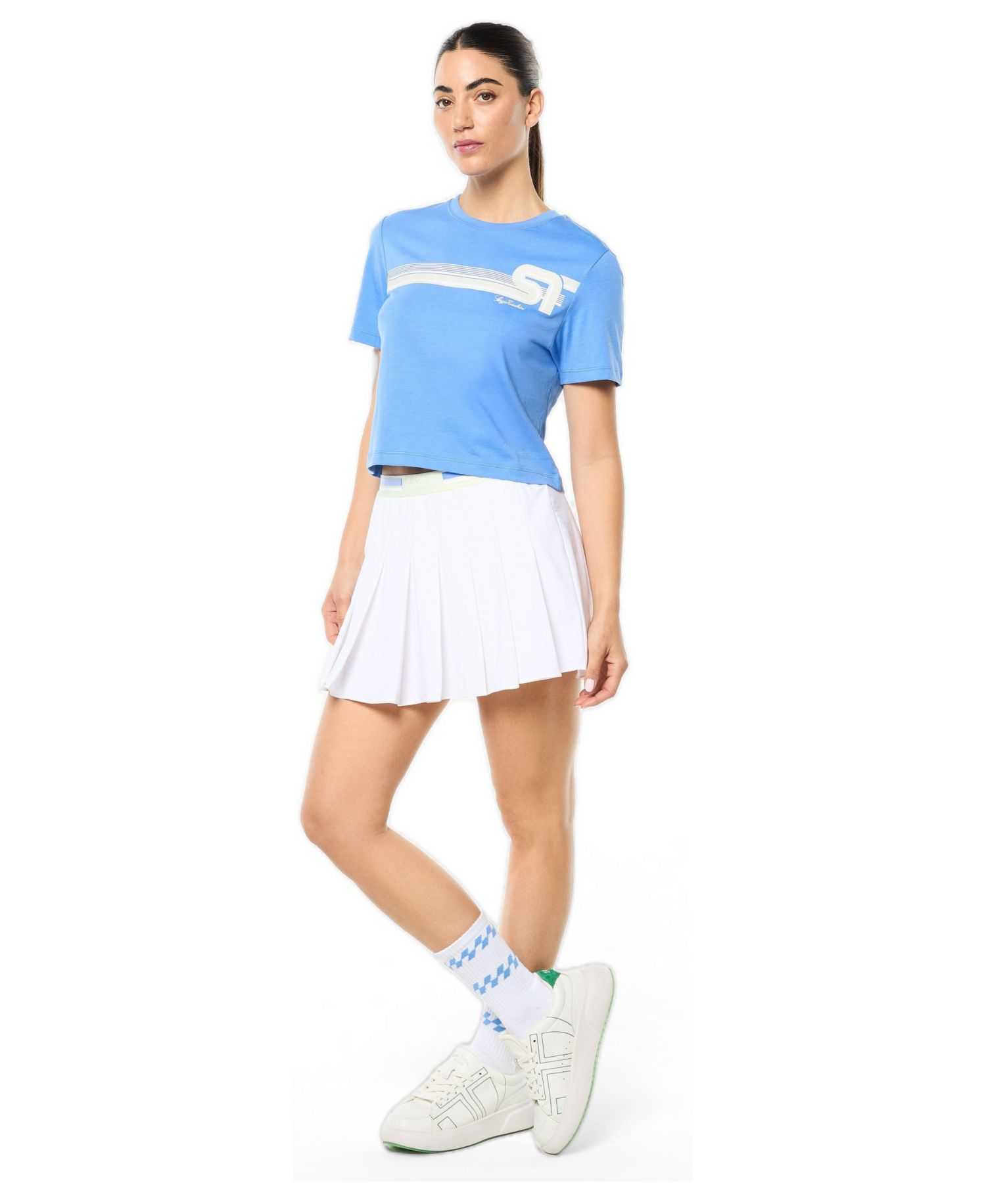 Women's Corsa Cropped Crewneck T-Shirt