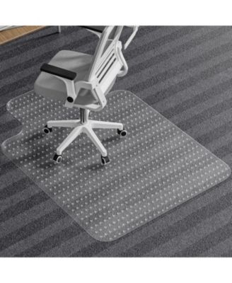 Office Chair Mat For Low Pile Carpet Non Slip Scratch Resistant Easy Glide