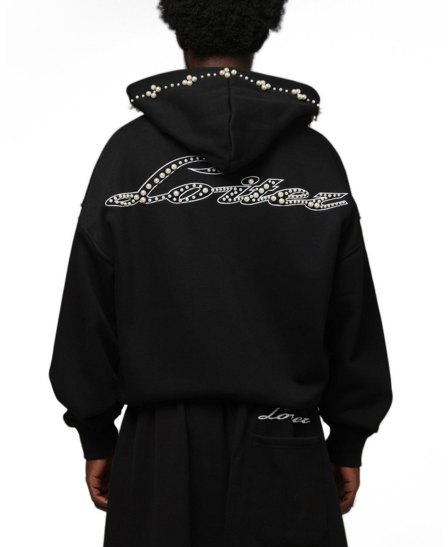 Men's Oversized Graphic Full-Zip Hoodie