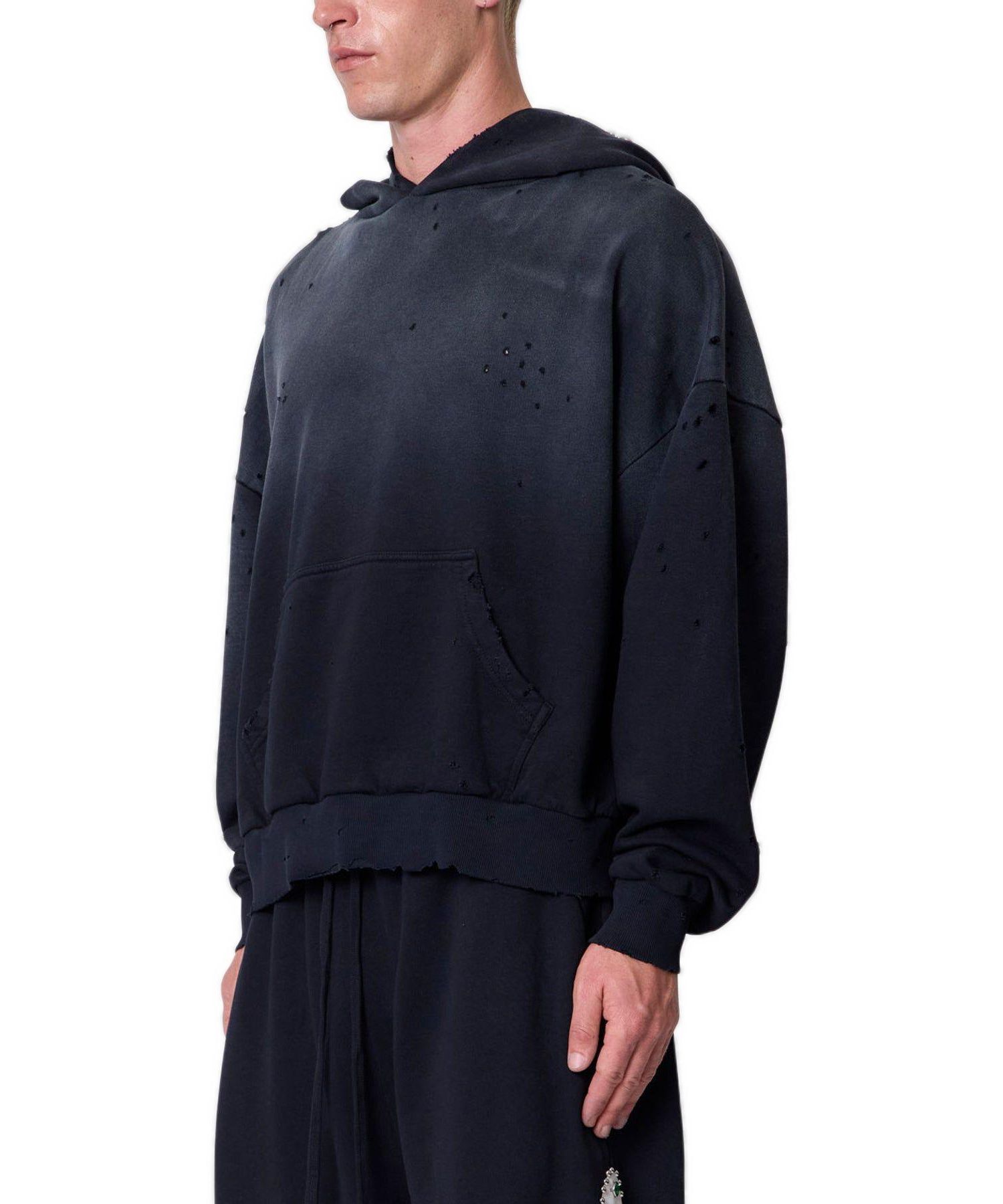 Men's Mojave Oversized Distressed Hoodie