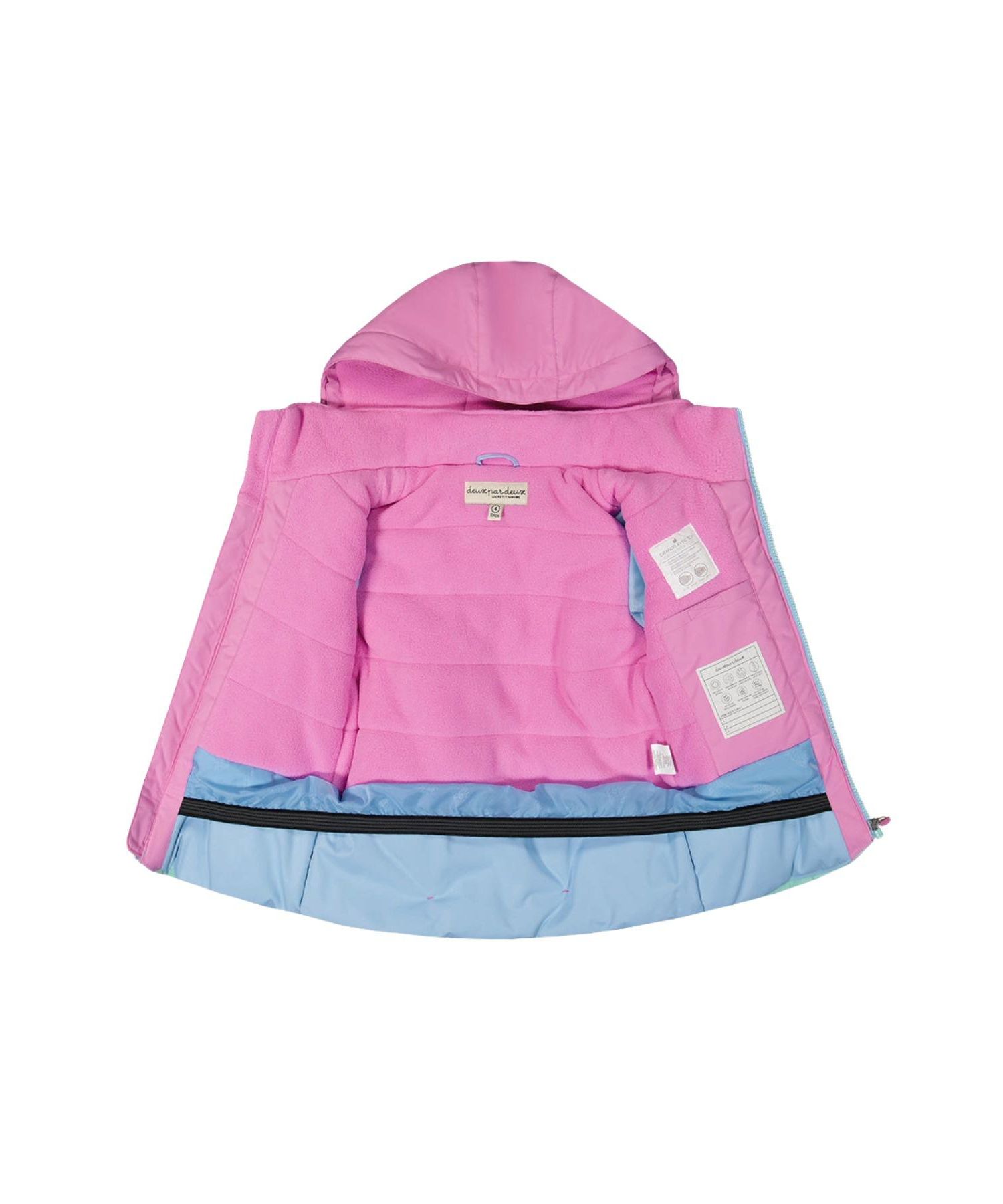 Little Girls 6TO 8 Two Piece Discover Snowsuit Pinkish