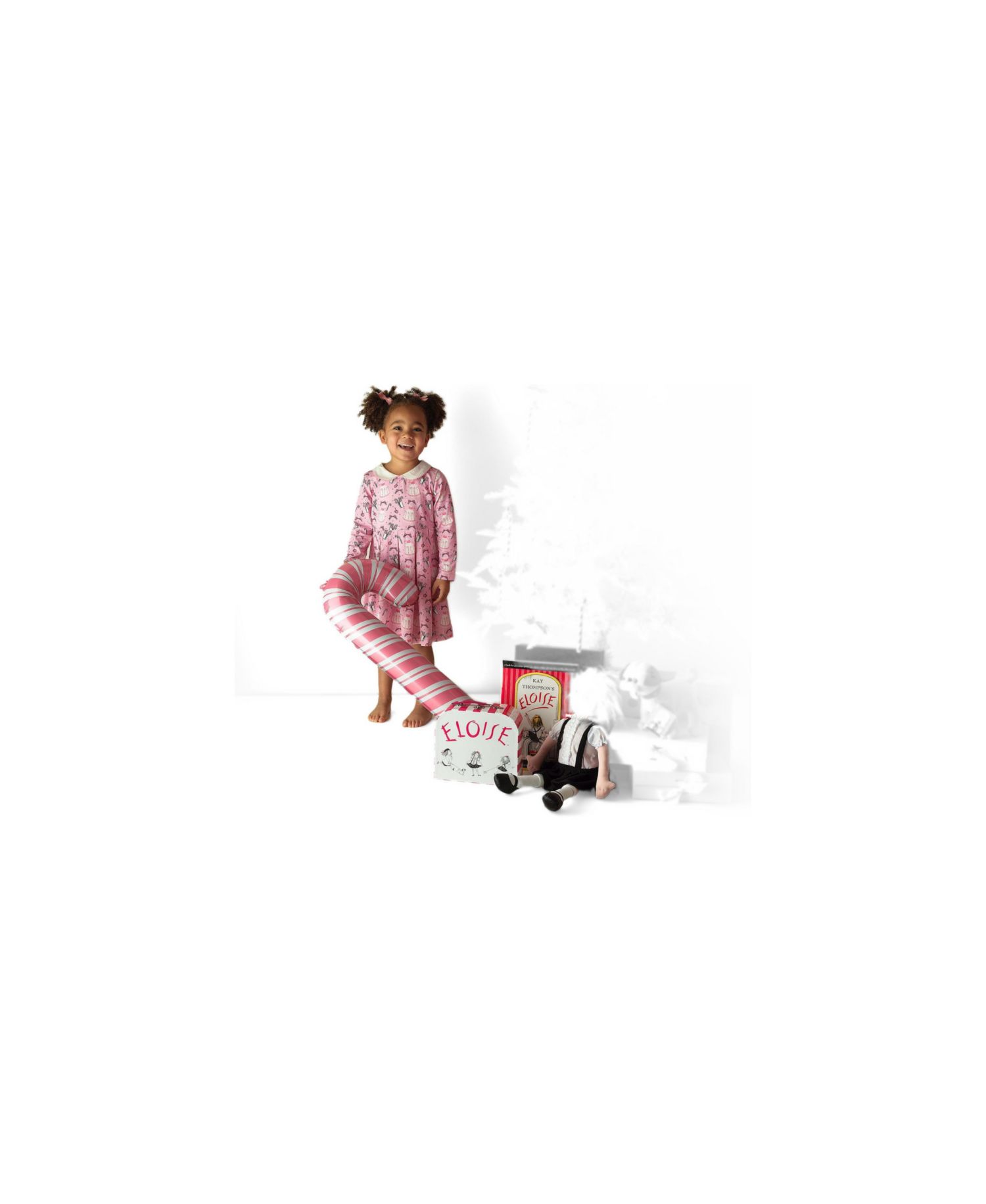 Toddler Girls' 2T-5T Eloise Long-Sleeve Fit & Flare Peter Pan Collar Dress