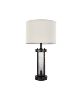 Dimmable Bedside Table Lamp Set of 2 USB Type-C and AC Outlet Ports