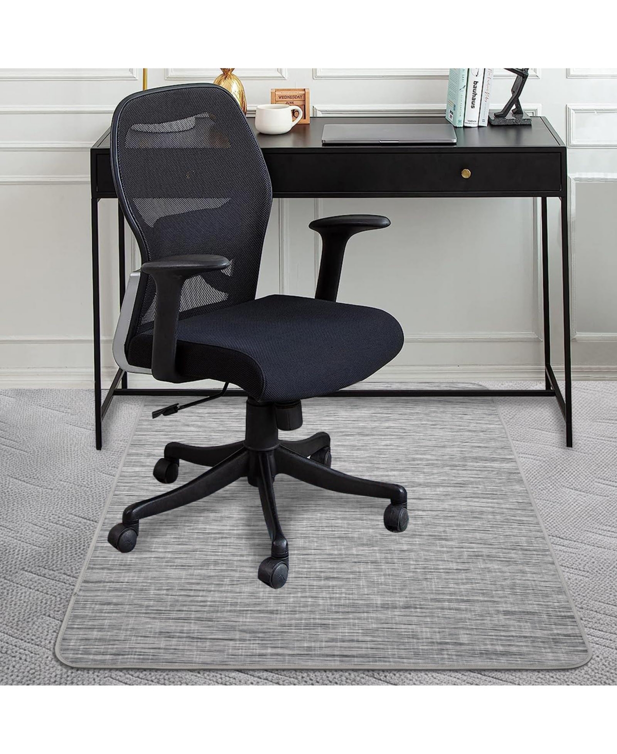 Danrong Office Chair Mat For Carpeted Floors Hard Polycarbonate Easy Rolling Durable Easy Clean