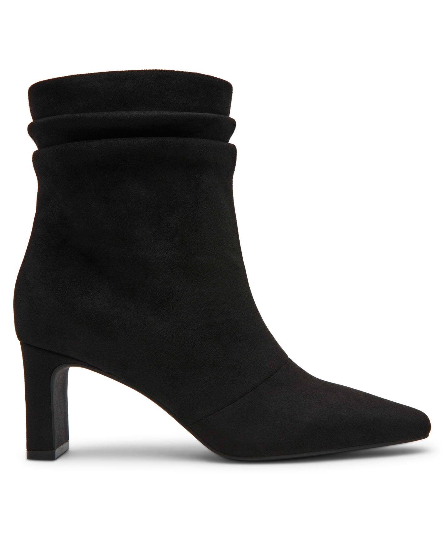 Женские ботинки Anne Klein Cabrini Block Heel Square Toe Booties, цвет: Чёрный — фото 2