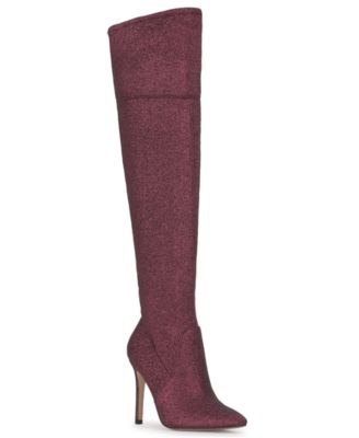 Women's Ponseta Stretch Over-the-Knee Stiletto Boots