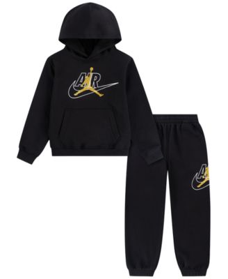Boys' 4-7 Swoosh Fleece Pullover Hoodie and Jogger Pants, 2-Piece Set
