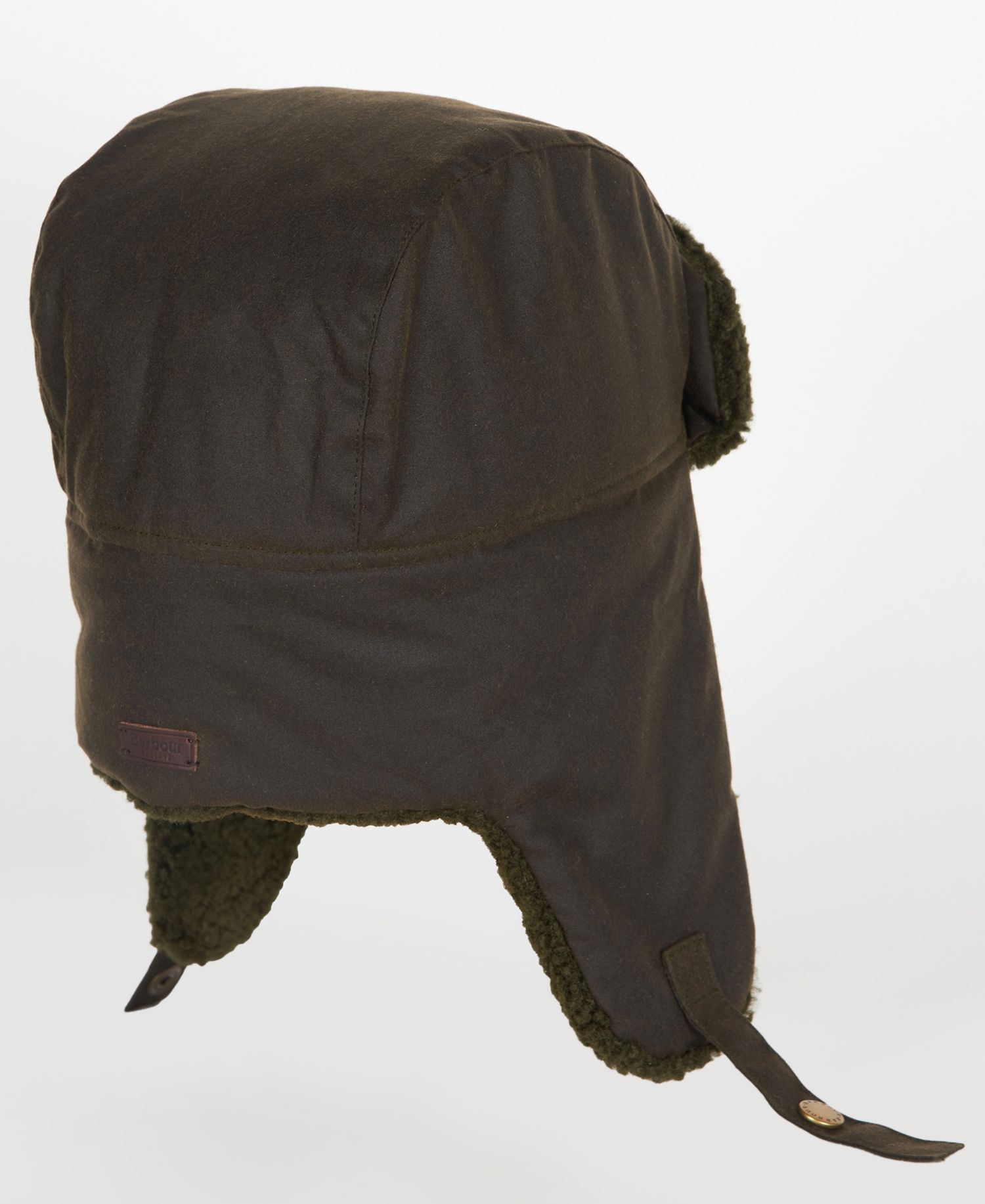 Waxed-Cotton Fleece-Lined Morar Trapper Hat