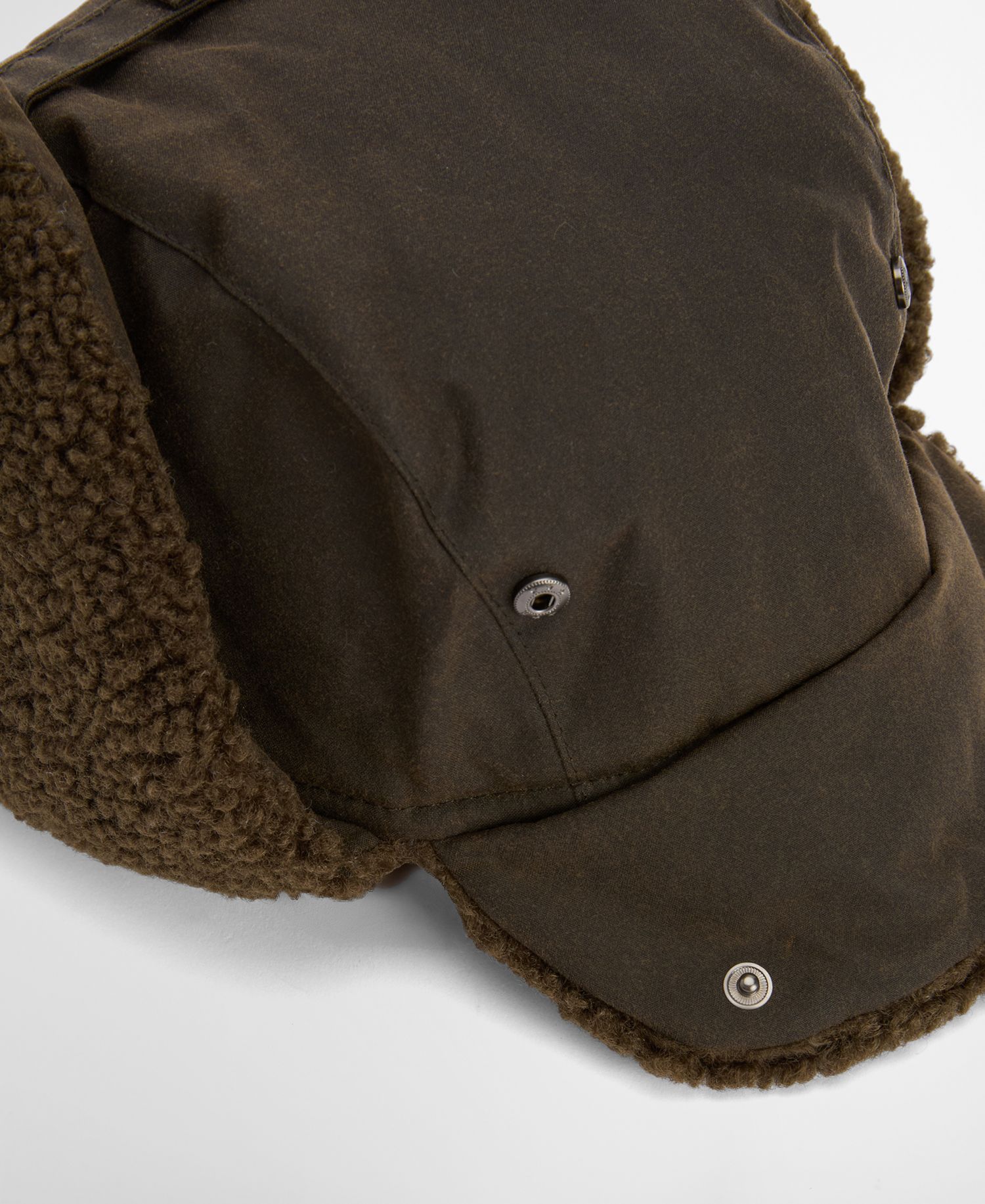 Waxed-Cotton Fleece-Lined Morar Trapper Hat