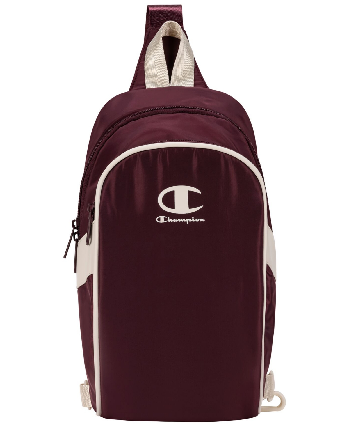 Champion Men's Printed Logo Sling Bag - Dark Red